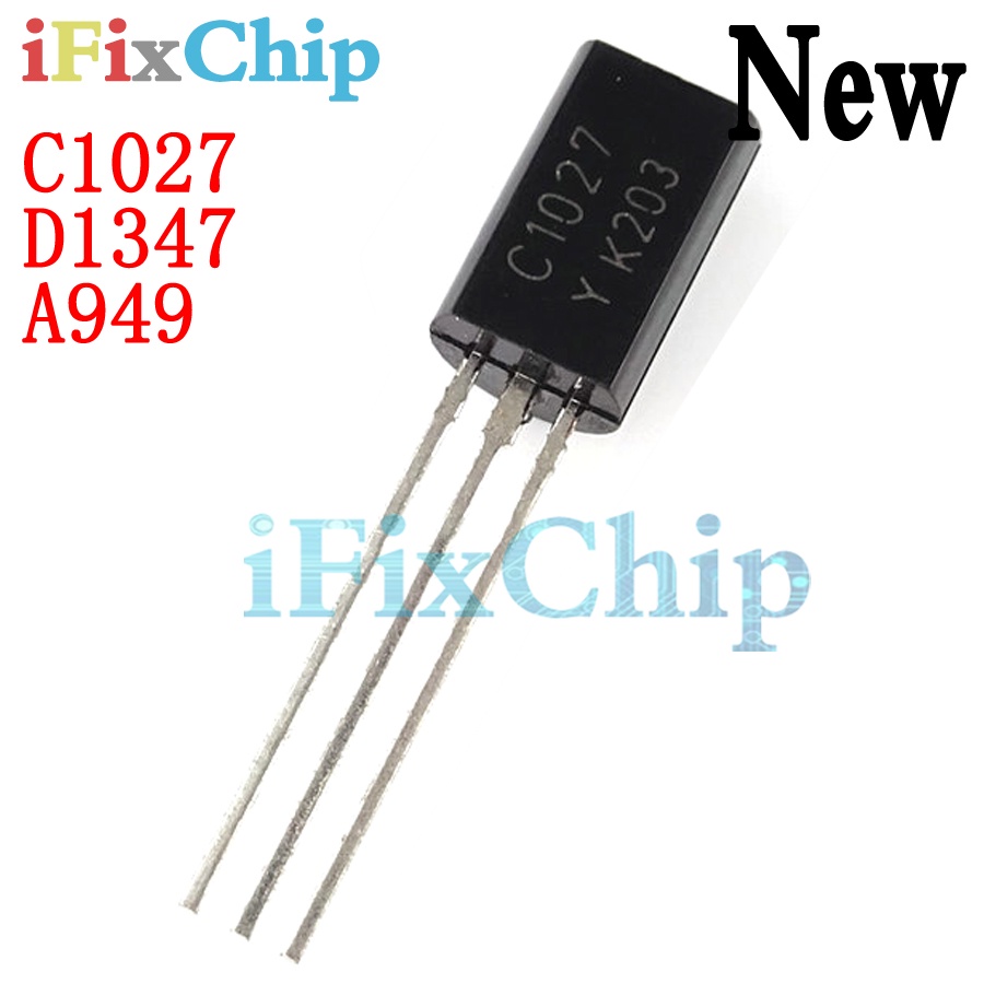 วงจรรวม TO-92 2SC1027 TO92L KTC1027 C1027-Y C1027 TO-92L 2SD1347 D1347 2SA949 A949 10 ชิ้น
