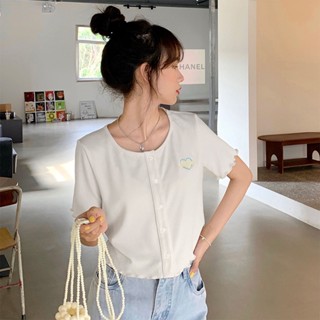 NZN เสื้อยืดครอปท็อป แขนสั้น ผ้าถัก แฟชั่นฤดูร้อน สําหรับผู้หญิง