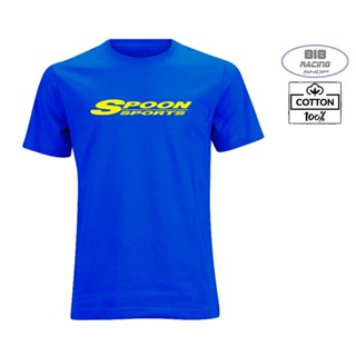 เสื้อยืด RACING เสื้อซิ่ง [COTTON 100%] [SPOON SPORTS]