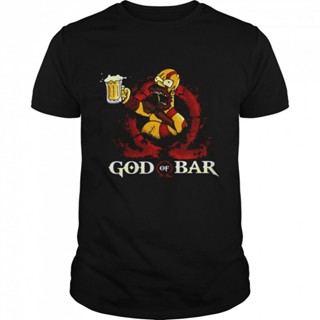 Design Graphics Valentine Gift Homero Simpson God Of Bar T-Shirt Anniversary Short Tee_02