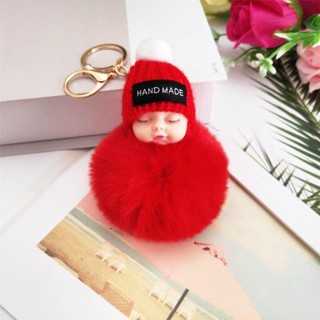 (พร้อมส่ง)พวงกุญแจเด็กปอมๆ น่ารักตุ๊กตาพวงกุญแจสำหรับกระเป๋าสตรีของเล่น Key แหวน  Keychains