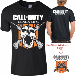 [COD]Call Of Duty Black Ops Iiii Skull Guns Cod 4 Ps4 Ps3 Xbox เกมเมอร์ สําหรับผู้ชายS-5XL_02