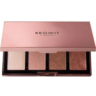 Browit บราวอิท โชว์ โกลว์ ไฮไลท์เตอร์ พาเลท 16ก.