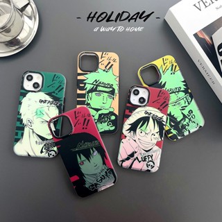 เคสโทรศัพท์มือถือ เนื้อแมตต์ สะท้อนแสง ลายนารูโตะ Sasuke Pain หลากสี สําหรับ iPhone 14 Pro Max 13 12 Pro Max 11