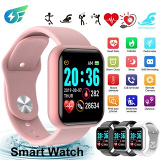 I ANGEL Smart watch Y68 นาฬิกาอัจฉริยะ นาฬิกาบลูทูธ จอทัสกรีน IOS Android สมาร์ทวอท นาฬิกาข้อมือ นาฬิกา นาฬิกาผู้ชาย นาฬิกาผู้หญิง แฟชั่น ราคาถูก นาฬิกาสมาทวอช ของแท้นาฬิกาสมาทวอช
