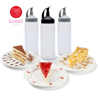 BARRY Squeeze Bottle Set of 4 mayo Chefs mustard With Cap Kitchen Tools Plastic ketchup Sauce Dispenser