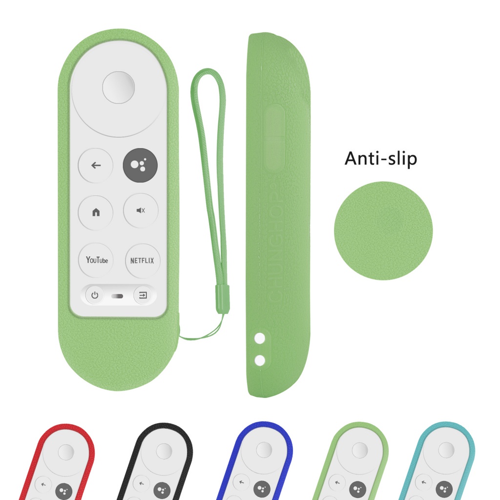 เคสซิลิโคนสําหรับ Chromecast สําหรับ Google TV 2020 Voice Remote ฝาครอบป้องกันกันกระแทกสําหรับ Googl