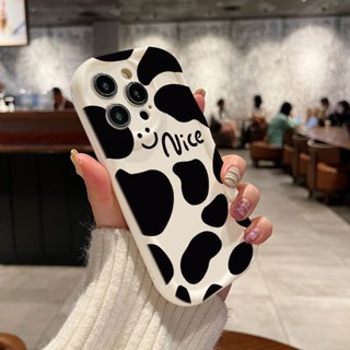 เคสโทรศัพท์มือถือนิ่ม ขอบโค้ง กันกระแทก ลายการ์ตูนวัว สําหรับ OPPO Reno8T Reno8 Reno7pro reno6 7z Reno5 R17 A53 A9 2020 4Z 5G F11 A31 A3S A78 A77