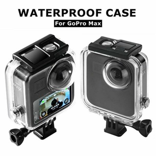 แหล่งขายและราคาGoPro Max 360 Panoramic Camera Accessory Waterproof Housing Case เคสกันน้ำอาจถูกใจคุณ