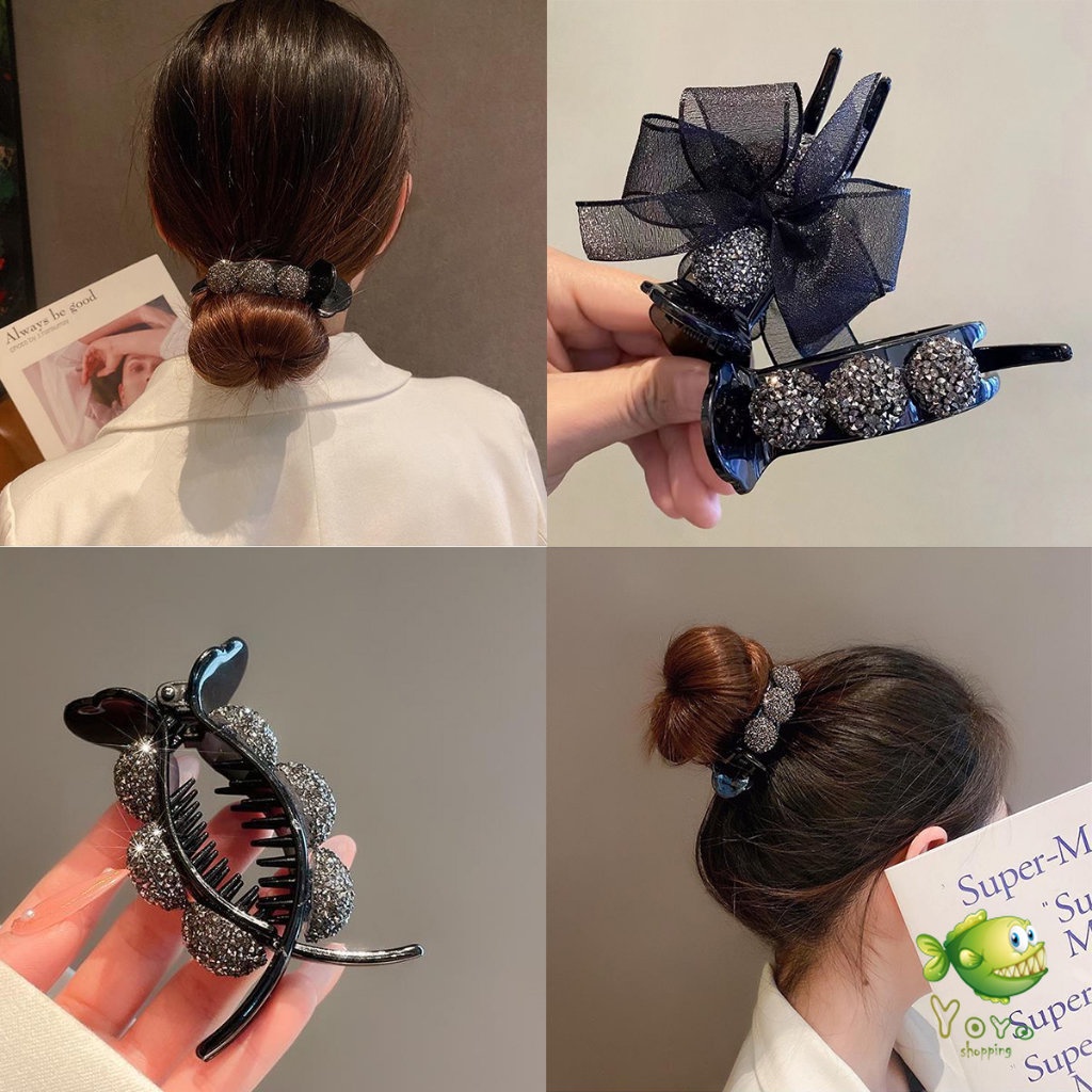 กิ๊ฟหนีบผม ประดับโบว์ และพลอยเทียม กิ๊บติดผมสตรีสไตล์เกาหลี Hair Clips ราคา ถูกที่สุด ดีลบีเคเค แกลเลอรีภาพที่ 5