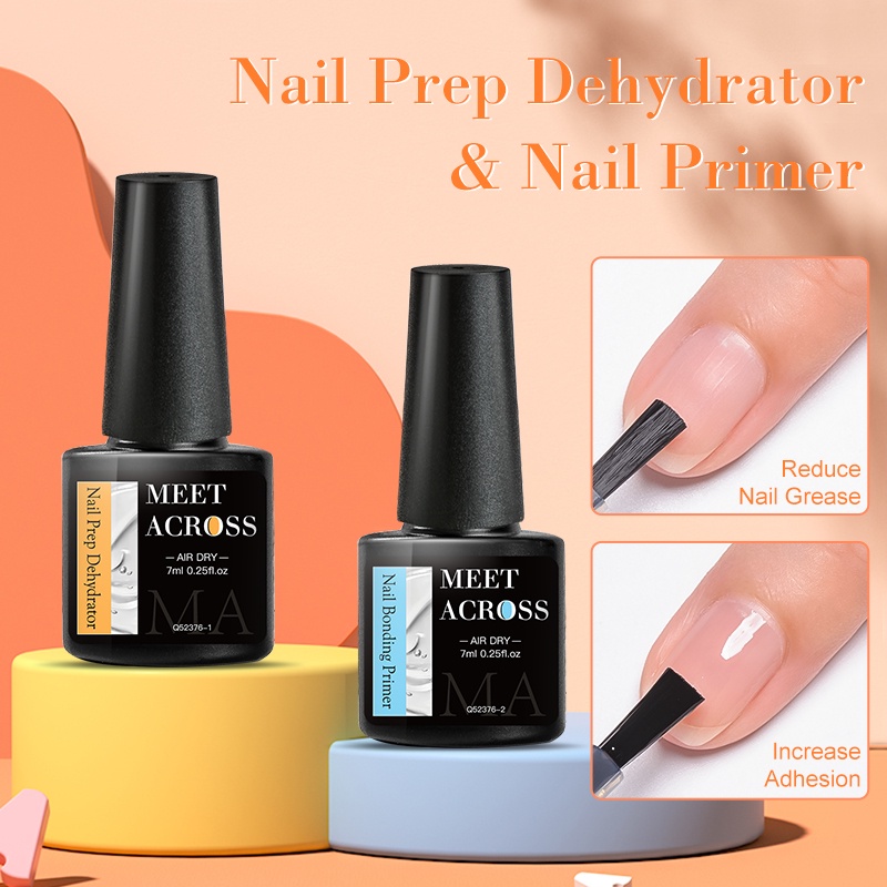 MEET ACROSS เตรียมเล็บ Dewater ไพรเมอร์ทาเล็บ 7ml เครื่องมือทําเล็บ – โปรปัง