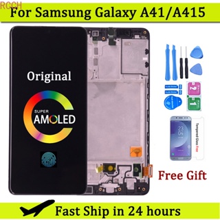 อะไหล่หน้าจอสัมผัส LCD แบบเปลี่ยน สําหรับ Samsung Galaxy A41 A415 SM-A415F SM-A415F DS