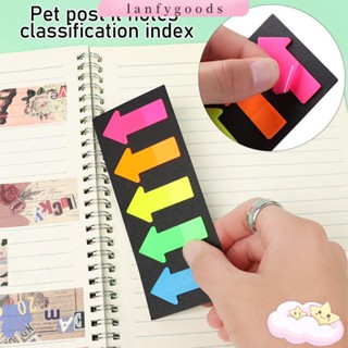 LANFY 100 Sheets Novelty Sticky Notes Bookmark Paster Sticker Memo Pad Tab Strip Vintage Color Office Supplies Label Stationery Key Points Index Flags