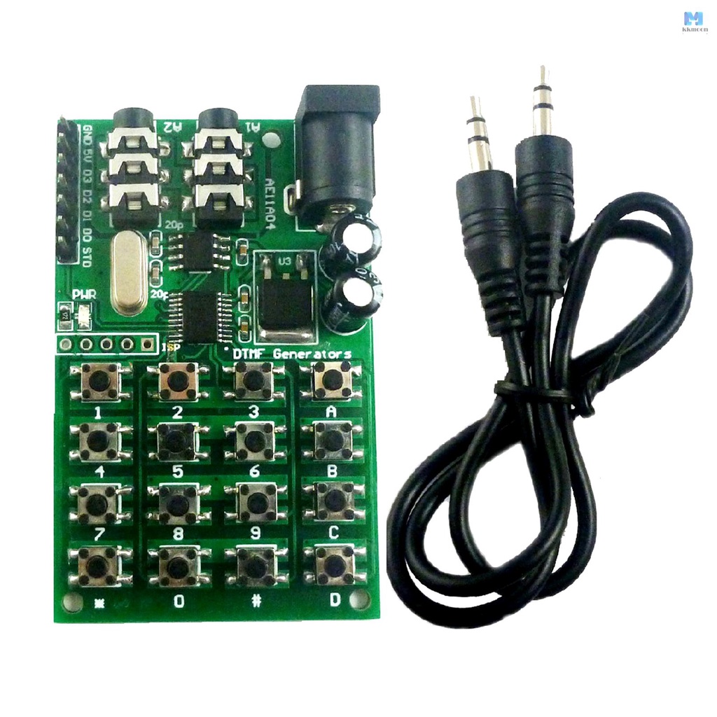 Dtmf โมดูลเครื่องกําเนิดเสียง 5-24VDC บอร์ดส่งสัญญาณเสียง เข้ารหัสคู่ สําหรับ MT8870 CE004 CE005 CE023 AD22B04 AD22A08