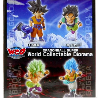 The Movie Broly Set ของแท้ JP แมวทอง - WCD Banpresto [โมเดลดราก้อนบอล] (4 ตัว)