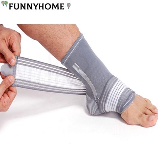 Funnyhome ผ้าพันแผล สําหรับเล่นกีฬา วิ่ง ฟิตเนส ป้องกันข้อเท้า