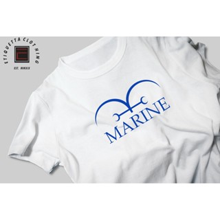 พร้อมส่ง Anime Shirt - Onepiece - Marine การเปิดตัวผลิตภัณฑ์ใหม่ T-shirt