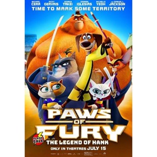 DVD ดีวีดี Paws of Fury The Legend of Hank (2022) อุ้งเท้าพิโรธ ตำนานของแฮงค์ (เสียง อังกฤษ | ซับ ไทย/อังกฤษ) DVD ดีวีดี