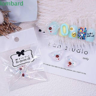 Lombard เครื่องประดับตกแต่งเล็บลายการ์ตูนสุนัขหมีน่ารัก Diy