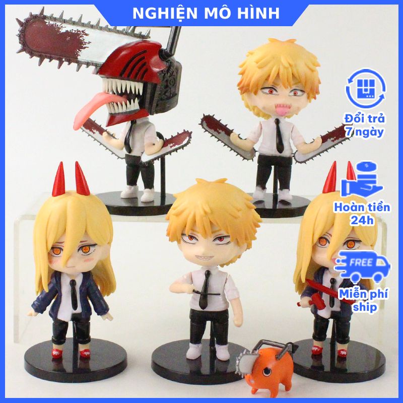 Denji Power Pochita Chainsaw Man สูง 10-12 ซม. Chainsaw Demon Figure