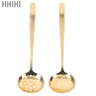 Hhihi Kitchen Ladle  Brass Proper Weight Soup Ladle  for Cooking