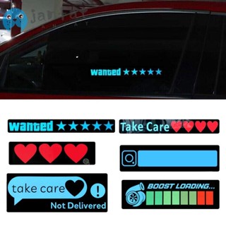 JANFAT LED Car Sticker Auto/Moto Decoration Sticker Electric Car Decals