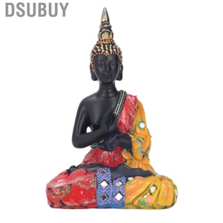 Dsubuy Thai Buddhist Figurine  Desktop Resin Buddha Statue Ornament Positive Energy  for Bedroom