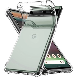 For Google Pixel 7A 6A 6 7 8 pro Case Clear Transparent Soft Back Cover Shockproof Casing