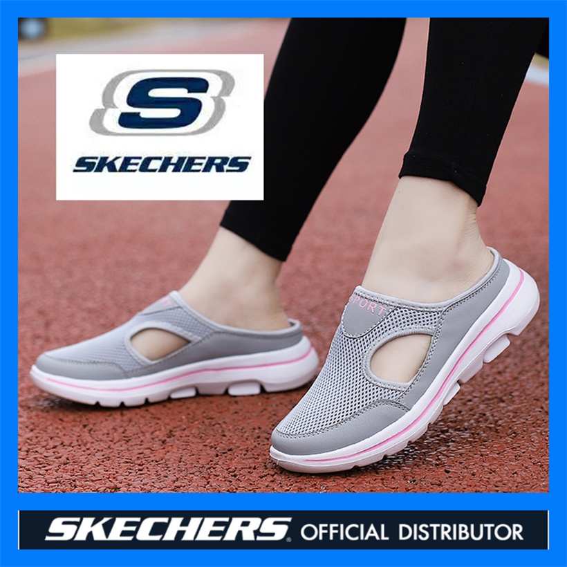พร้อมส่ง รองเท้าผ้าใบลําลอง ระบายอากาศ*Skechers_GO walk สวมใส่สบาย สําหรับสตรี เหมาะกับการเล่นกีฬา
