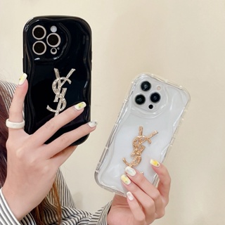 เคสโทรศัพท์มือถือแบบนิ่ม ใส หนา กันรอยเลนส์กล้อง ลายคลื่น สําหรับ OPPO Reno 8 5 9 Pro + A9 A5 2020 A11X A15 A15S A35 A8 A31 A72 A73 A32 A53 2020 A3S A12E