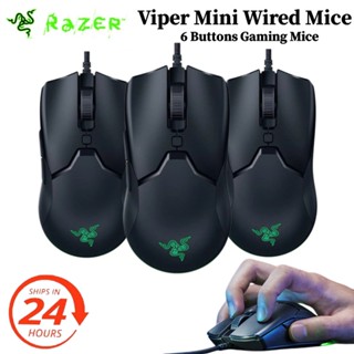 Razer Viper เมาส์ออปติคอลเล่นเกม แบบใช้สาย ขนาดเล็ก น้ําหนักเบา 6 ปุ่ม 8500DPI