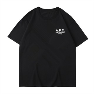 เสื้อยืดแขนสั้น พิมพ์ลาย Apc สวมใส่สบาย สําหรับผู้ชาย 2023