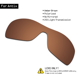 Smartvlt เลนส์โพลาไรซ์ แบบเปลี่ยน สําหรับ Oakley Antix - Amber Brown