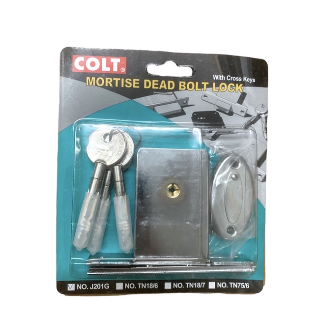Power Lock กุญแจประตูแบบฝัง 2 ขา COLT รุ่นJ201G