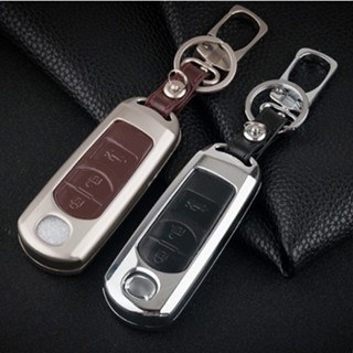 เคสกุญแจซิลิโคน กรอบ-เคส ใส่กุญแจรีโมทรถยนต์ รุ่นโคเมี่ยม Mazda 2,3/CX-3,5,8 Smart Key 3 ปุ่ม