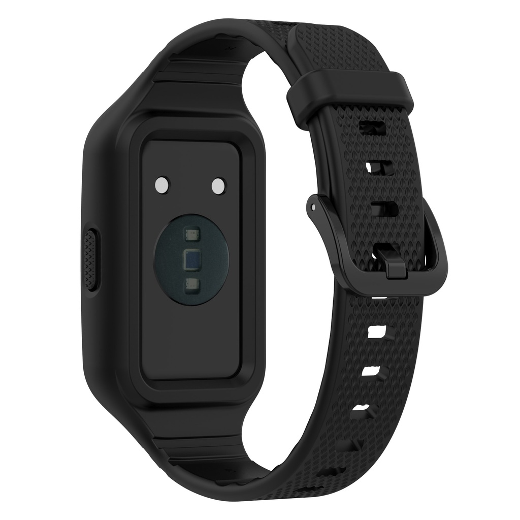 เคสซิลิโคน พร้อมสายคล้อง สําหรับ Huawei Band 9 8 7 6 pro Honor Band 6 7