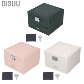 Disuu Jewelry Box  Exquisite Large  Jewelry Organizer Portable Safe  for Christmas for Girlfriend