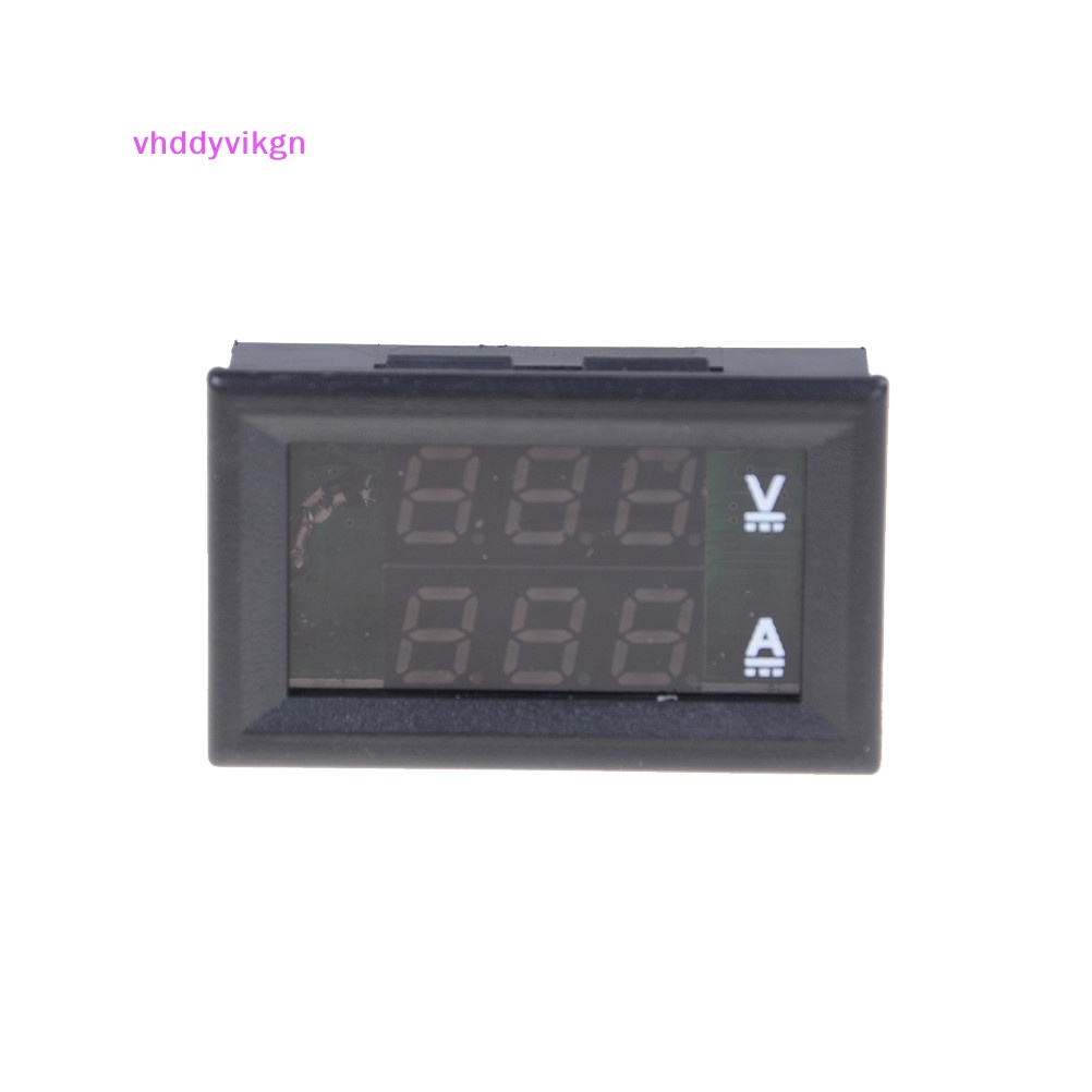 VHDD 100V 10A โวลต์มิเตอร์แอมป์มิเตอร์สีฟ้า + สีแดง LED Dual Digital Volt Amp Meter Gauge TH ราคา ถูกที่สุด ดีลบีเคเค แกลเลอรีภาพที่ 2