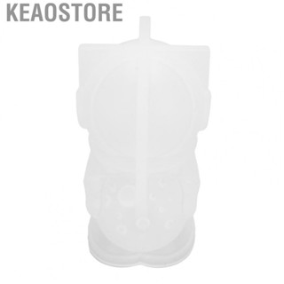 Keaostore Epoxy Mold Resin Casting Mold Spaceman Reusable for