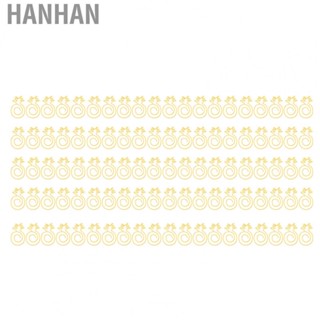 Hanhan Small Paper Clips  Gold Paper Clips Multi Purpose 100Pcs  for