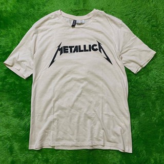 พร้อมส่ง  Metallica   การเปิดตัวผลิตภัณฑ์ใหม่ T-shirt