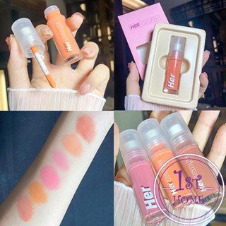 บลัชออนปัดแก้มเนื้อแมตต์ติดทนนาน 3g สีธรรมชาติ เนื้อดี สีสวย กันน้ำ Liquid blush