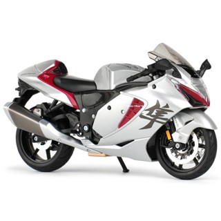 โมเดลรถจักรยานยนต์ Maisto 1:12 Suzuki Hayabusa 2022 Die Cast Vehicles ของสะสม