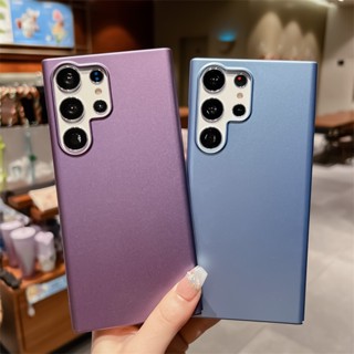 เคสโทรศัพท์มือถือ PC แบบแข็ง บางพิเศษ ป้องกันลายนิ้วมือ หรูหรา สําหรับ Realme 8 9 10 Pro Plus