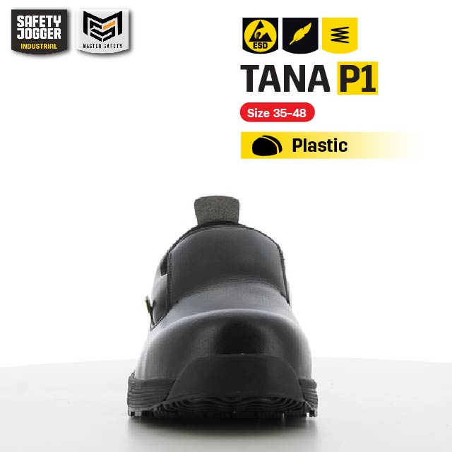 [ของแท้พร้อมส่ง] Safety Jogger รุ่น TANA P1 รองเท้าเซฟตี้ หุ้มส้นหนัง กันลื่น นิรภัย ลดแรงกระแทก มาตรฐานสากล