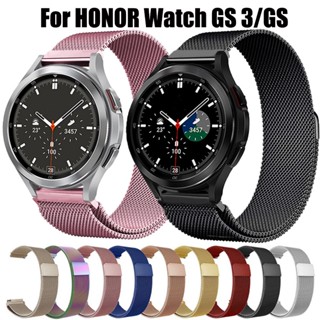 สายนาฬิกาข้อมือ สเตนเลส โลหะ 20 22 มม. สําหรับ Huawei HONOR Watch GS3 GS Pro HONOR MagicWatch 2 46 มม. 42 มม. ES