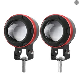 พร้อมส่ง ไฟตัดหมอก LED 90W สีขาว และสีเหลืองอําพัน 4 โหมด แบบเปลี่ยน สําหรับรถจักรยานยนต์ รถจี๊ป รถบรรทุก ATV UTV SUV เรือ (2 P