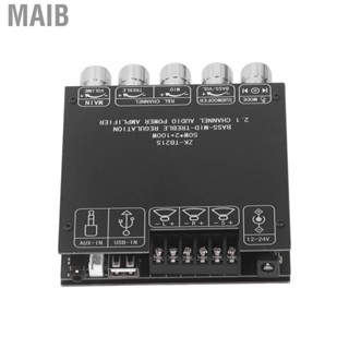 Maib Power Amplifier Board  2.1 Channel Subwoofer Amplifier Board TPA3116D2 Treble And Bass Control ZK TB21S  for Listen To Music