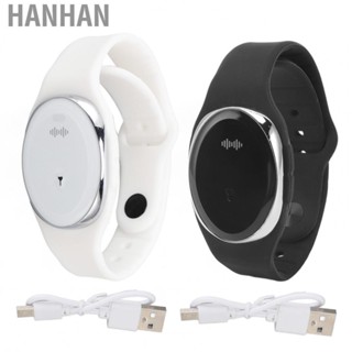 Hanhan Repellent Watch USB Charging 3 Gears Ultrasonic  Repeller Bracelet for Pregnant Women Kids