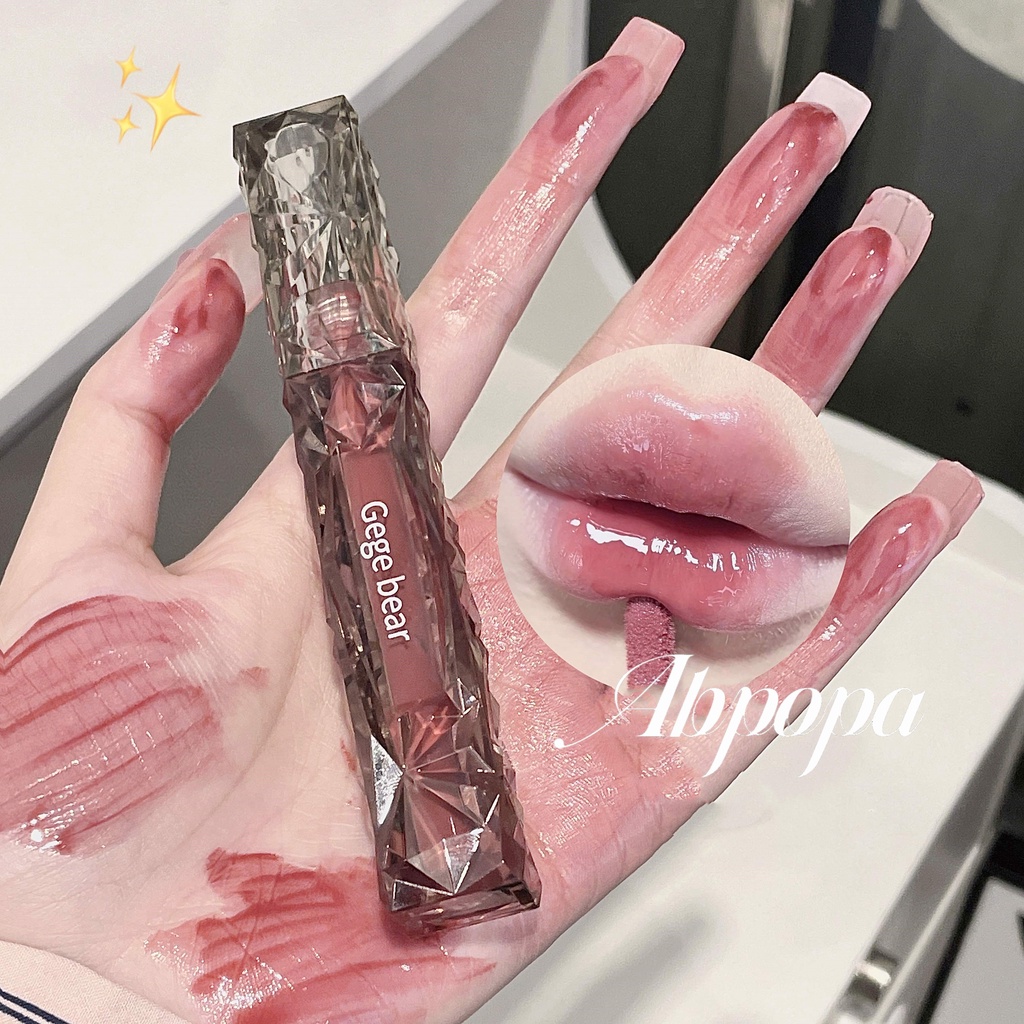 Abpopa Gege Bear Crystal Prism ลิปทินท์ กันน้ํา ติดทนนาน